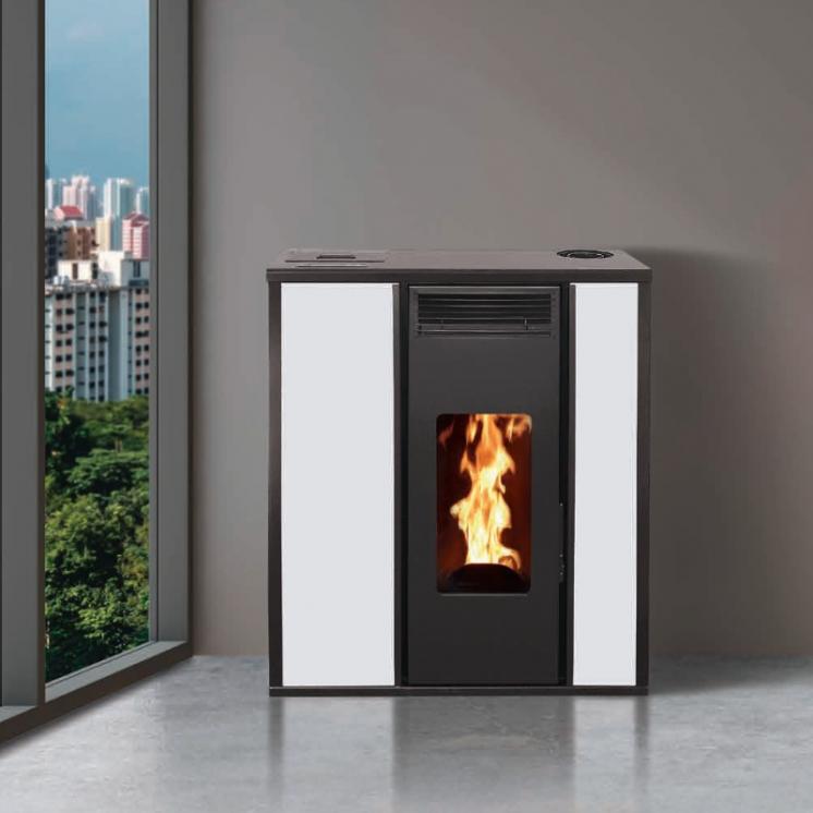 Pelletofen raumluftunabhängig - INTERSTOVES Tessa Concentrique 10 kW