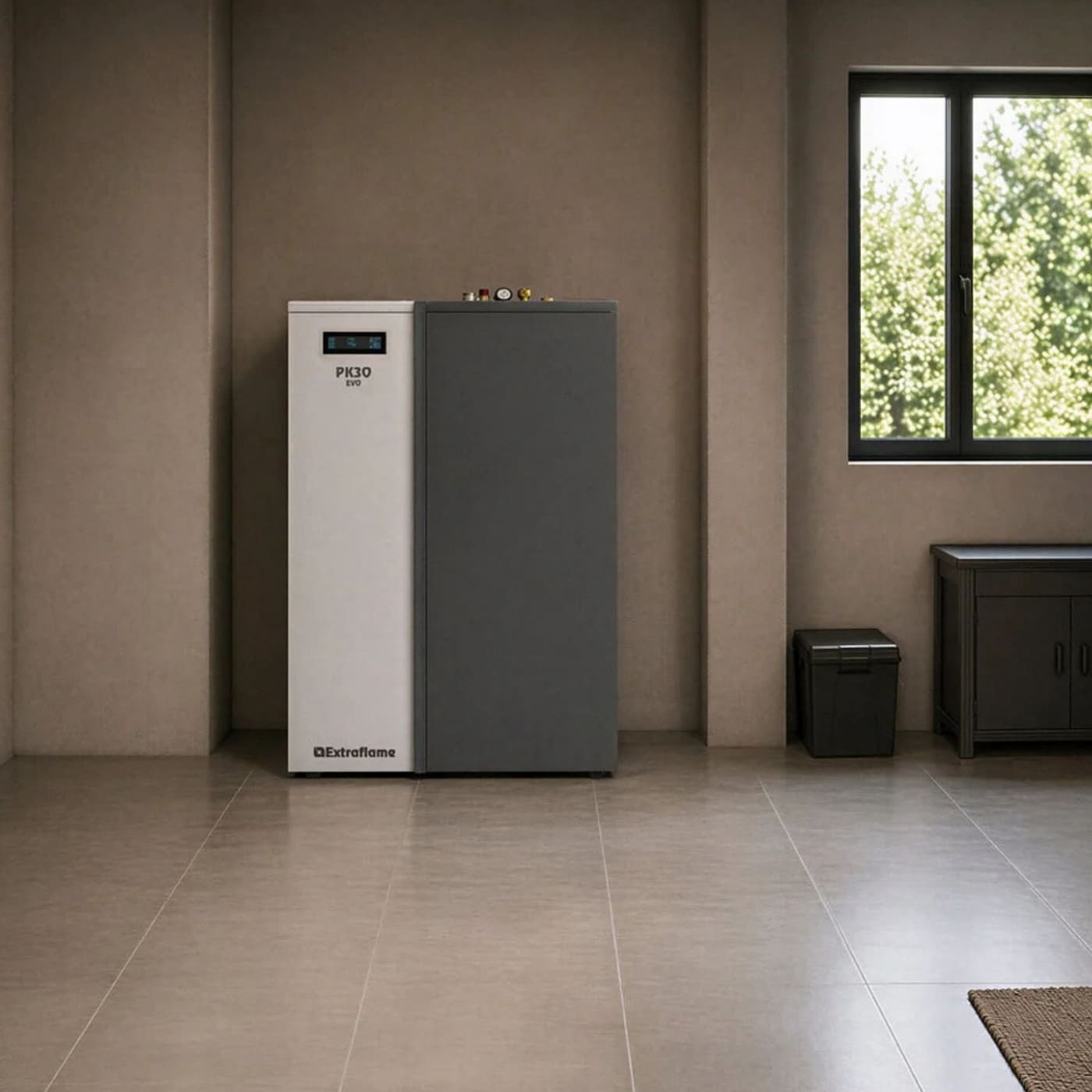 Pelletkessel - EXTRAFLAME PK30 EVO 30 kW