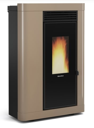 Pelletofen extra-plat kanalisierbar - EXTRAFLAME Annabella AD Evo 9 kW