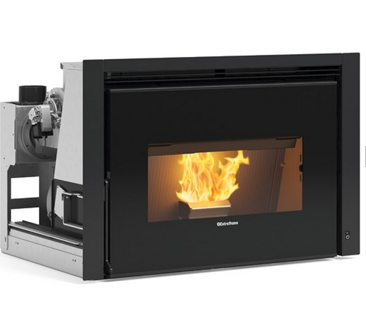 Kanalisierbarer Pelleteinsatz - EXTRAFLAME Comfort P85 Plus 12 kW