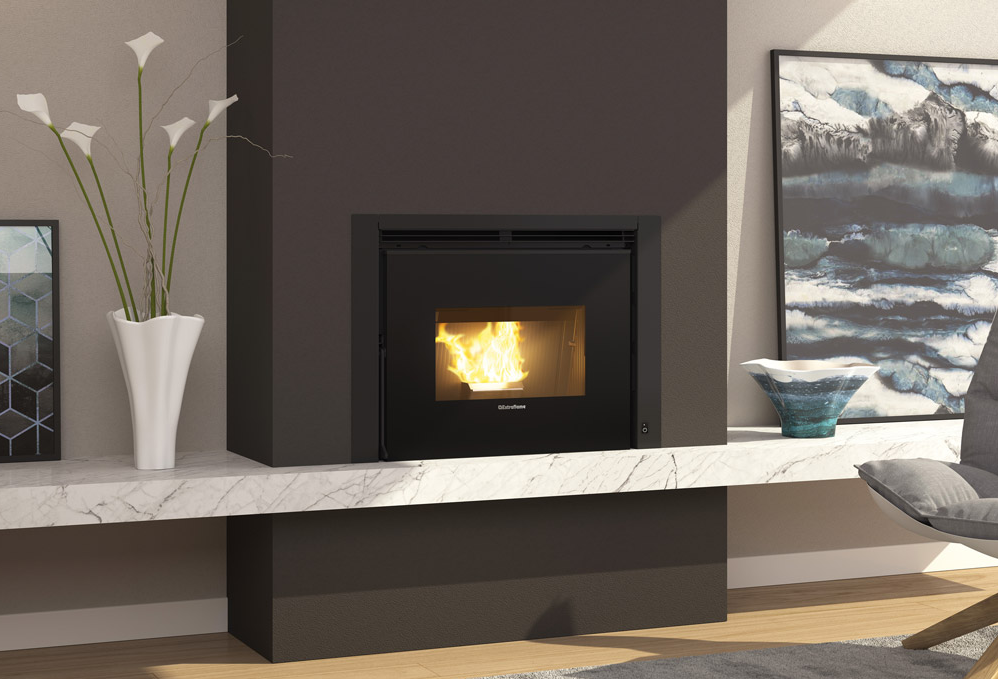 Ventilierter Pelleteinsatz - EXTRAFLAME Comfort P70 Air 10 kW