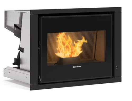 Pelleteinsatz ventilé - EXTRAFLAME Comfort P70 H49 5,0 8 kW