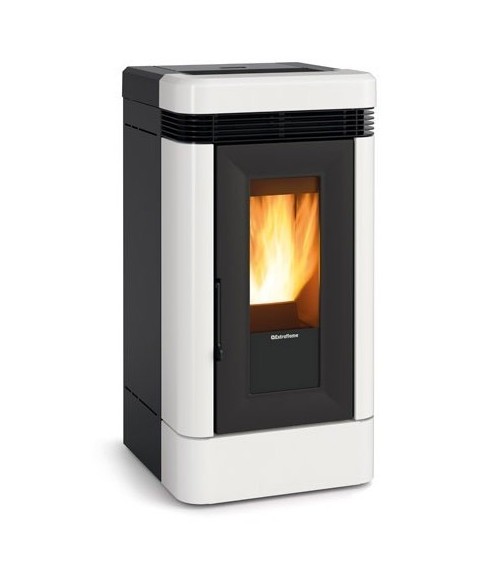 Pelletofaus Keramik kanalisierbar - EXTRAFLAME Lucia Plus.16 12 kW