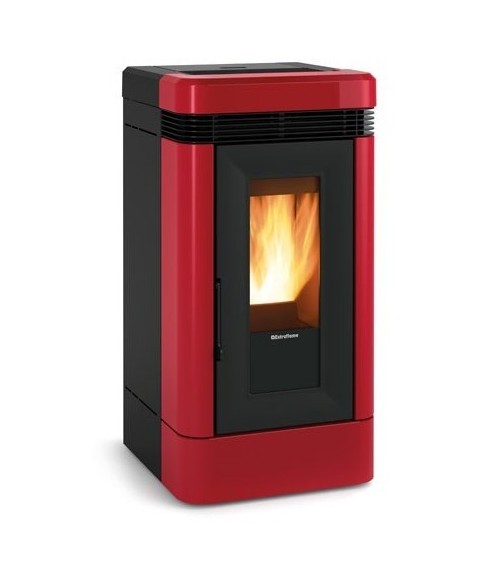 Pelletofaus Keramik kanalisierbar - EXTRAFLAME Lucia Plus.16 12 kW