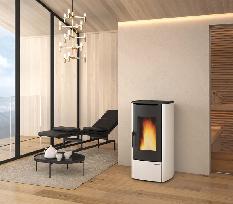 Belüfteter Pelletofen Hydro - EXTRAFLAME Marina Idro H11 15 kW