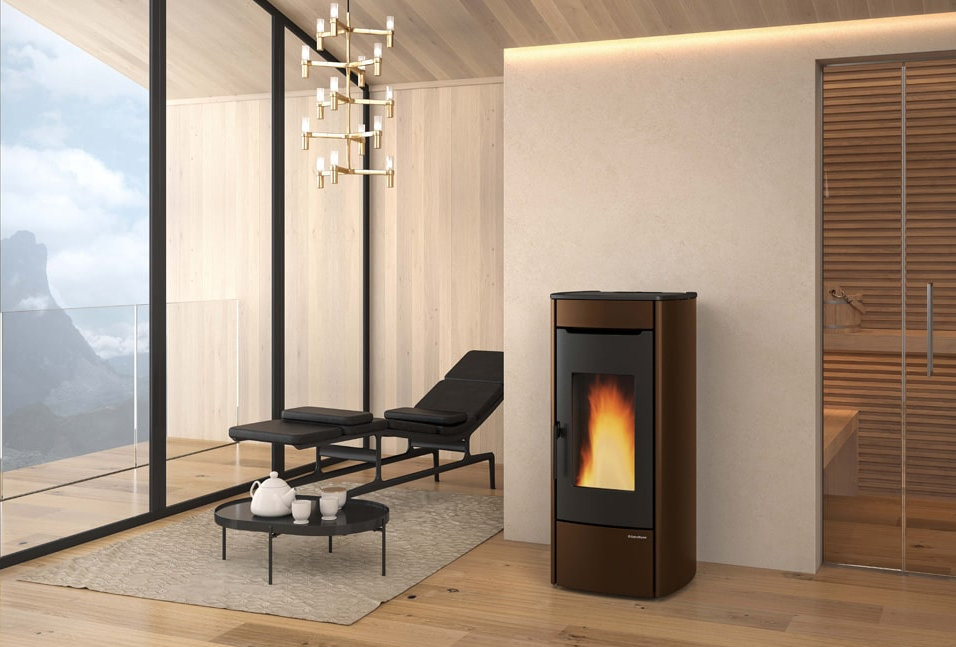 Belüfteter Pelletofen Hydro - EXTRAFLAME Marina Idro H13 19 kW