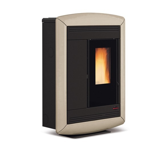 extraflacher kanalisierbarer Pelletofen - EXTRAFLAME Souvenir Plus Lux 5.0 10 kW