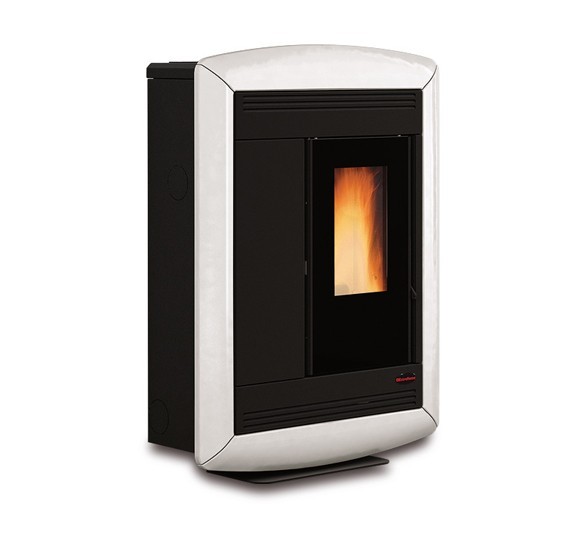 extraflacher kanalisierbarer Pelletofen - EXTRAFLAME Souvenir Plus Lux 5.0 10 kW