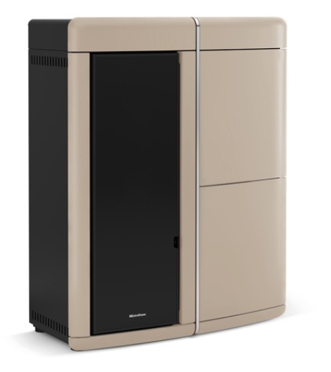 Hydropelletofen raumluftunabhängig entkoppelbar - EXTRAFLAME Evelyne Idro Evo 18 kW