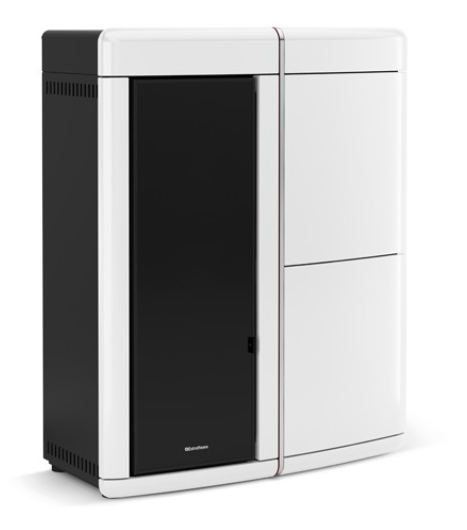 Hydropelletofen raumluftunabhängig entkoppelbar - EXTRAFLAME Evelyne Idro Evo 18 kW
