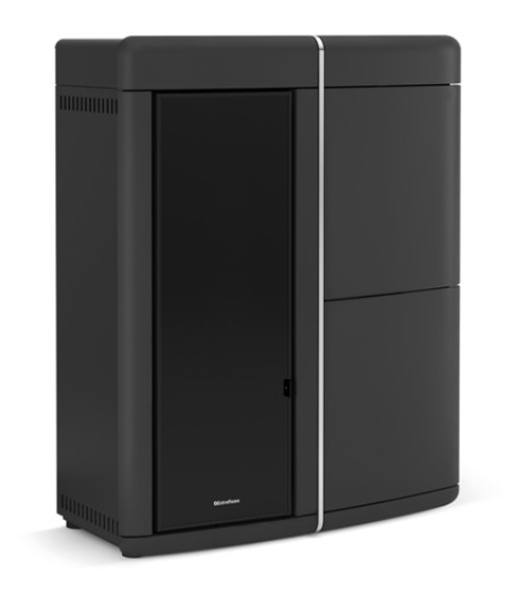 Hydropelletofen raumluftunabhängig entkoppelbar - EXTRAFLAME Evelyne Idro Evo 18 kW
