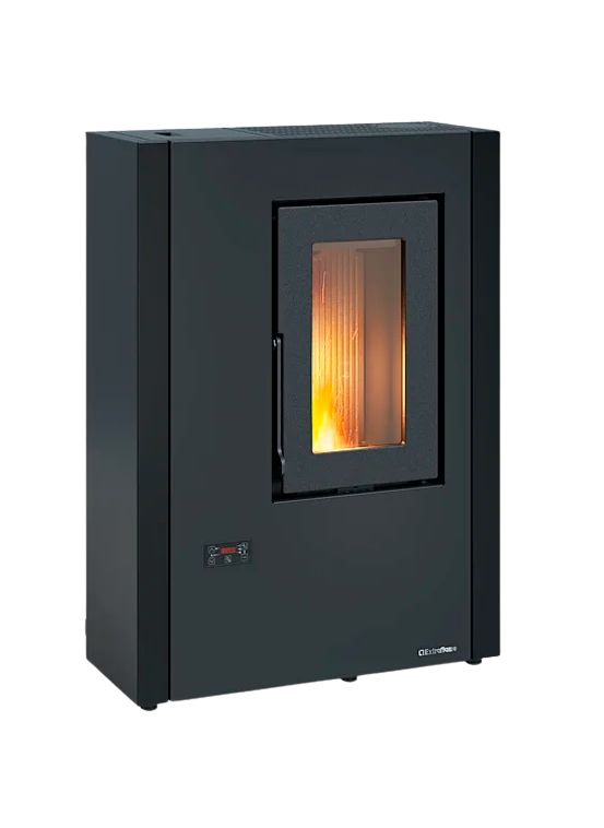 Pelletofen raumluftunabhängig extra flach - EXTRAFLAME Luisella 5.0 Maxi 7 kW