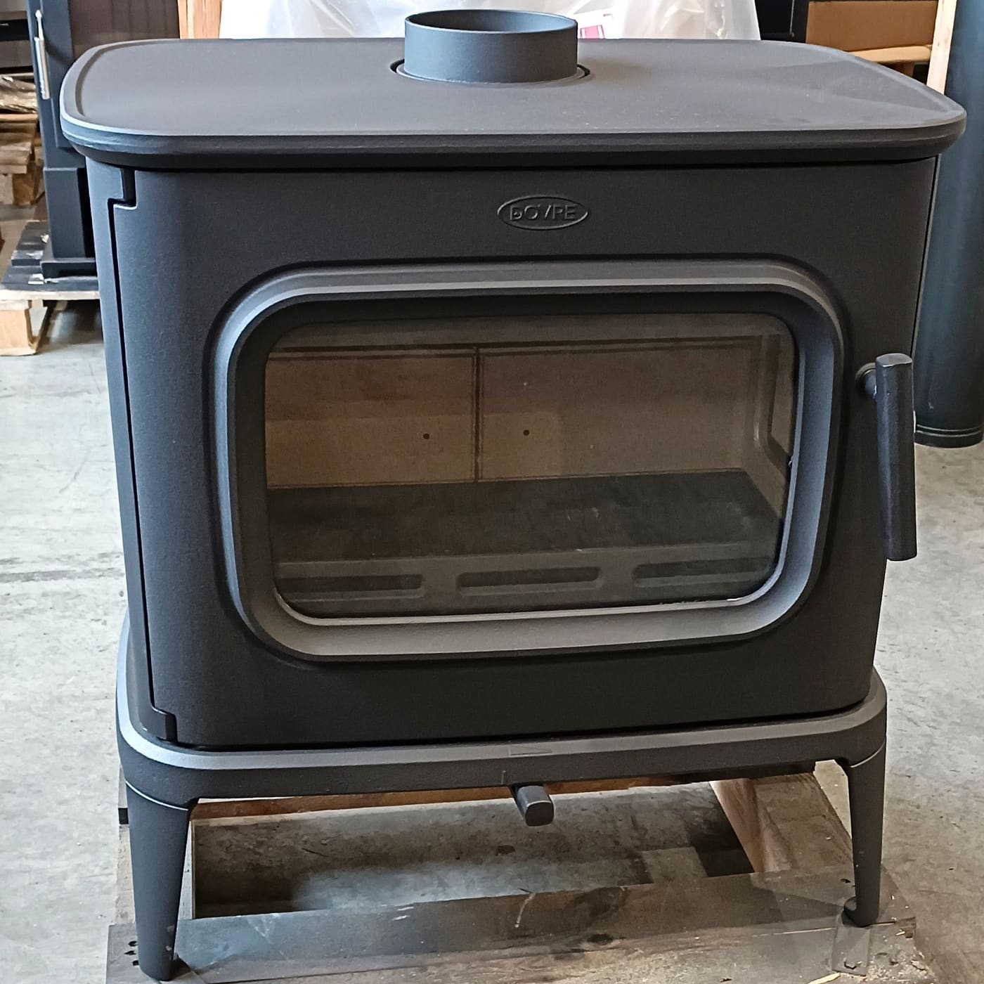 Gusseisen-Holzofen anschließbar - DOVRE Saga 301 10.5 kW