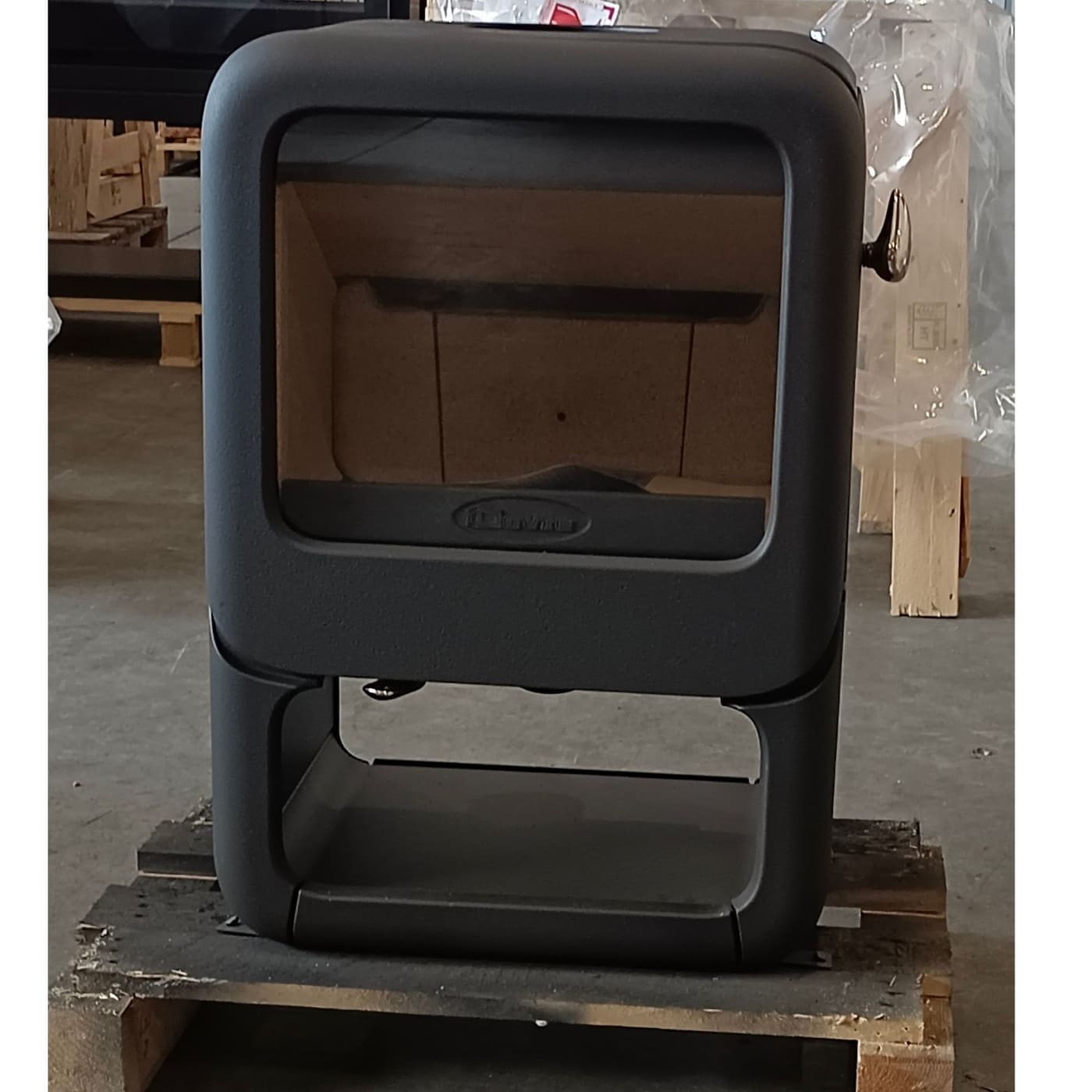 Gusseisen-Holzofen anschließbar - DOVRE Rock 350WB 7kW