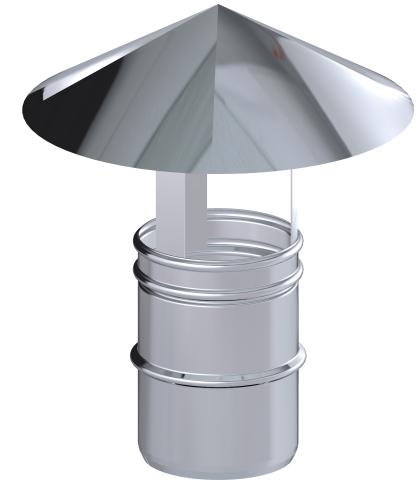 Regenhaube Ø150mm - DINAK SW