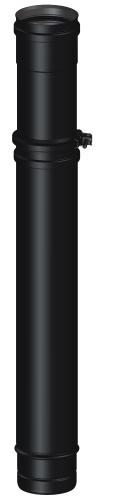 verstellbares Rohr 530 à 870mm Ø100mm - DEKO PELLETS CLASSIQUE