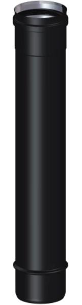 Gerades Element 275mm Ø80mm - DINAK SW BLACK