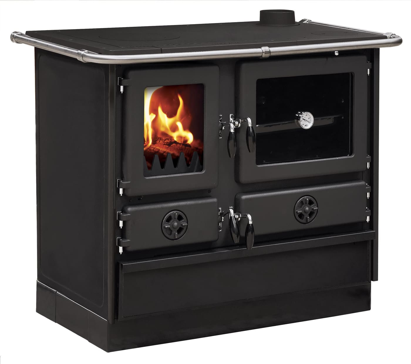 Holz-Küchenherd - INTERSTOVES Magnum SD Stahl 9,5 kW