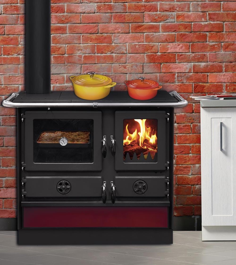 Holz-Küchenherd - INTERSTOVES Magnum SG Stahl 9,5 kW