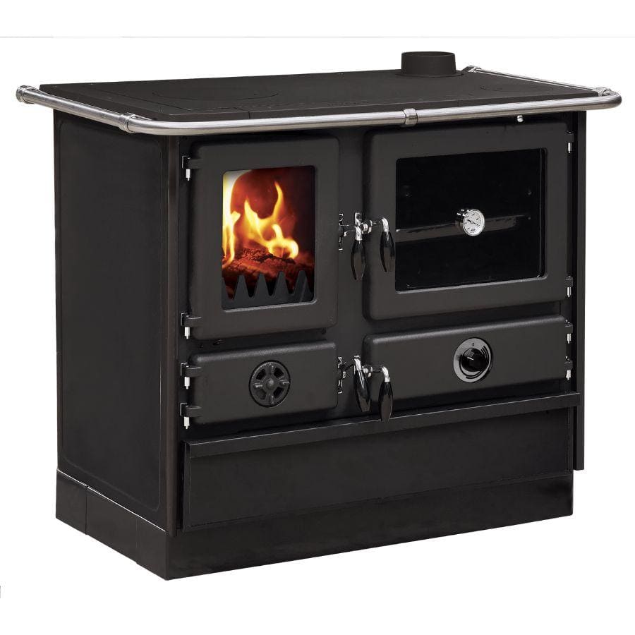 wasserführender Holz-Küchenherd - INTERSTOVES Magnum Hydro SD Stahl 14 kW