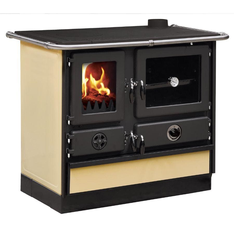 wasserführender Holz-Küchenherd - INTERSTOVES Magnum Hydro SD Stahl 14 kW