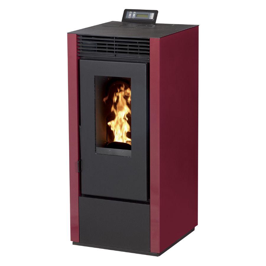 PACK : Pelletofen raumluftunabhängig kanalisierbar + Abgas-Kit - INTERSTOVES Marina 14C 14 kW