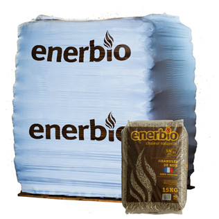 3 Paletten ENERBIO — 198 Säcke × 15 kg (2.970 kg)