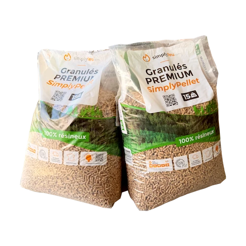 Holzpellets Premium SimplyPELLET - 65 Säcke 975 kg