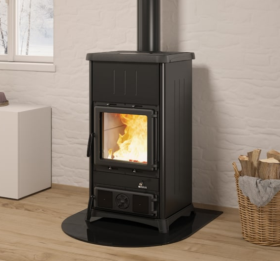Holzofen anschließbar - LA NORDICA Concita.16 Steel 11.8 kW