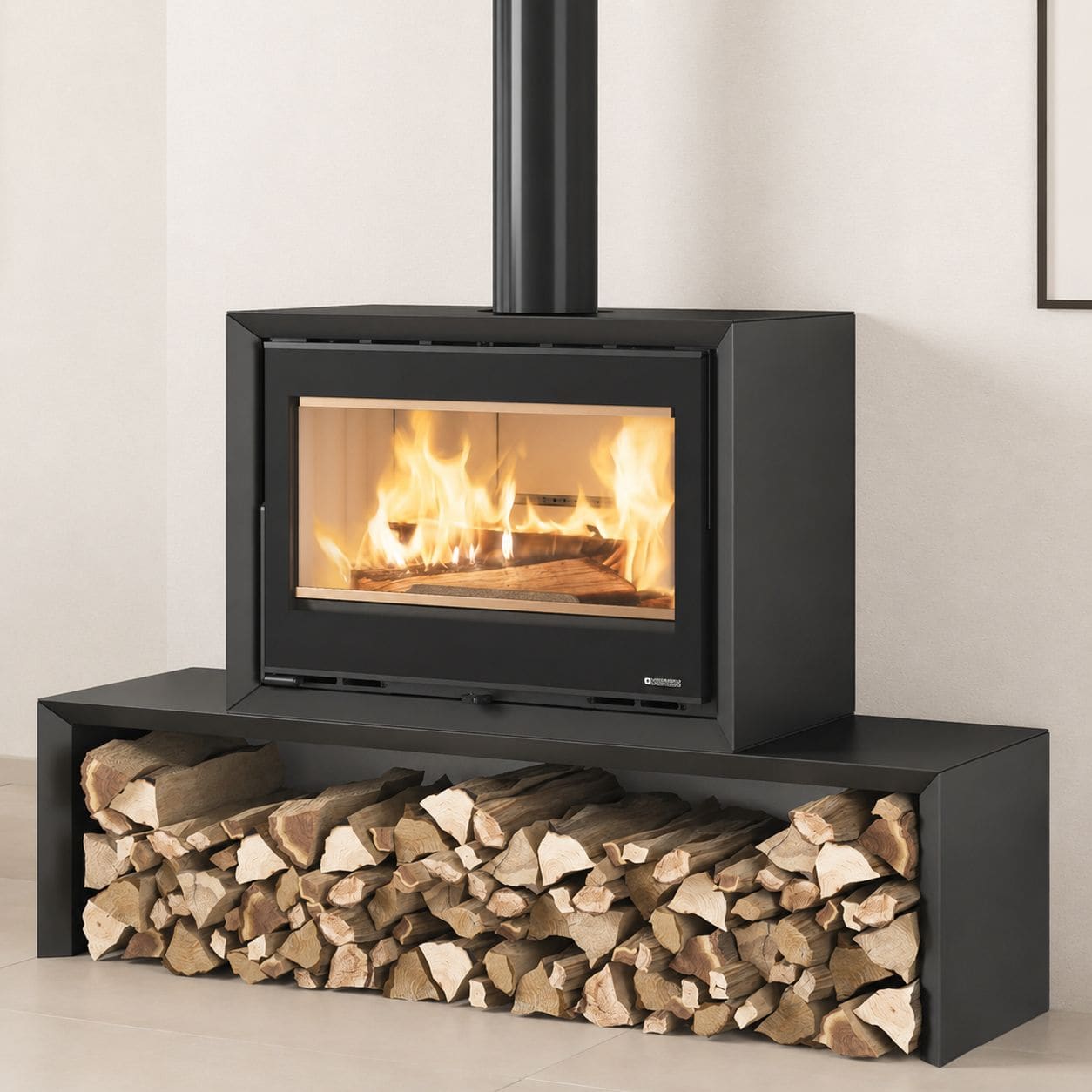 Holzofen anschließbar - LA NORDICA Dante.16 12.4 kW