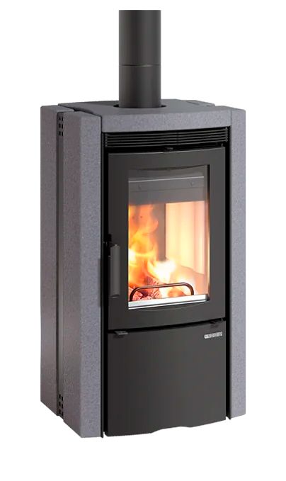 Holzofen anschließbar en pierre - LA NORDICA Ester 5.0 8 kW