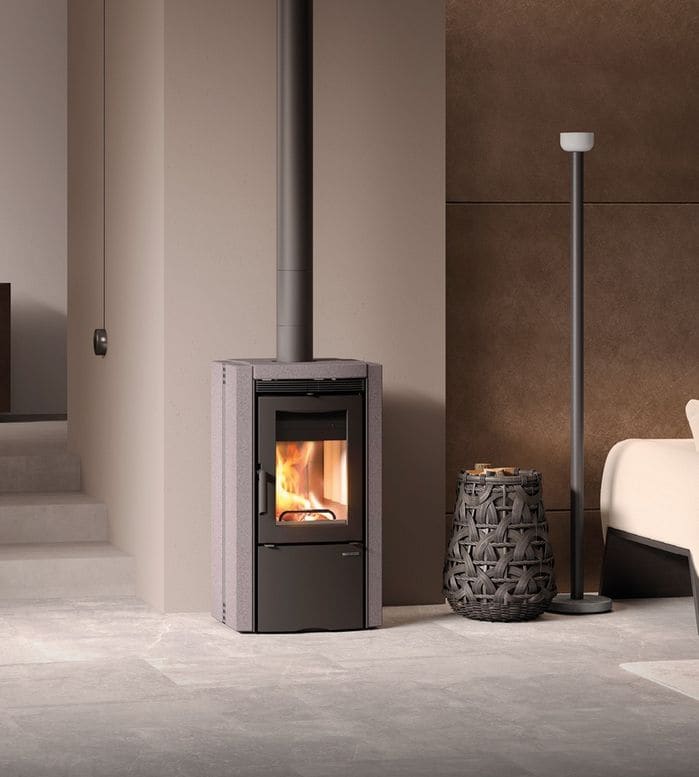 Holzofen anschließbar en pierre - LA NORDICA Ester 5.0 8 kW