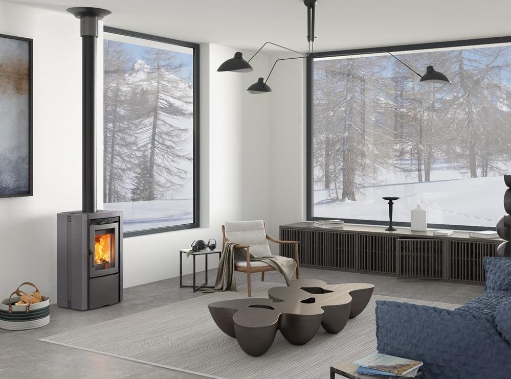 Holzofen anschließbar en pierre - LA NORDICA Ester 5.0 8 kW
