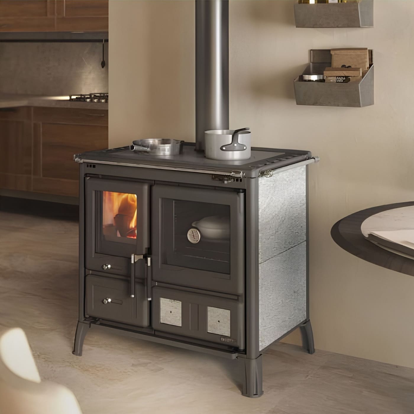 Holz-Küchenherd - LA NORDICA Gardenia.16 Pierre 9,5 kW