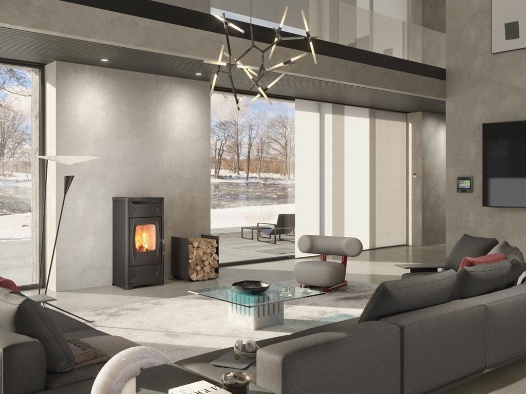 Holzofen automatique aus Gusseisen - LA NORDICA Larissa.16 9.3 kW