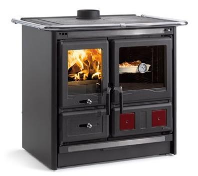 Holz-Küchenherd anschließbar - LA NORDICA Rosa L.16 Steel 9,5 kW