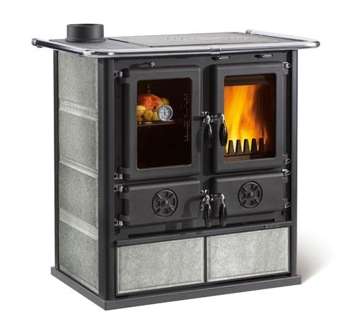 Holz-Küchenherd anschließbar - LA NORDICA Rosetta SX.16 Pierre 7,9 kW