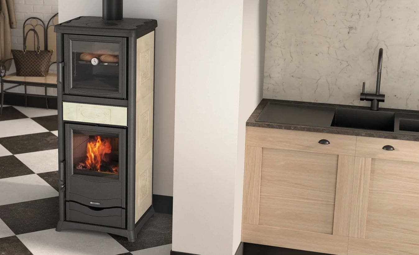 Thermo Holzofen mit Backfach - LA NORDICA TermoRossella Plus Forno DSA.16 11.1 kW
