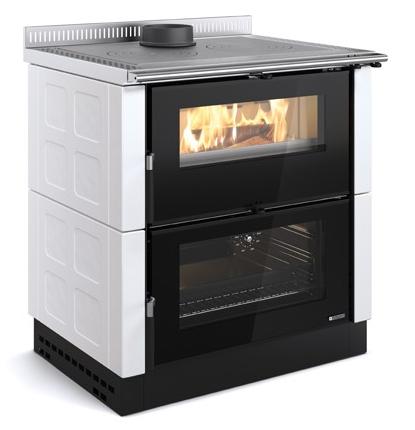 Holz-Küchenherd anschließbar - LA NORDICA Verona XXL.16 Maiolica 7 kW