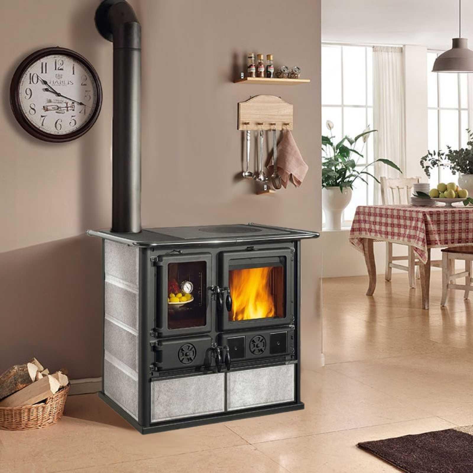 Holz-Küchenherd anschließbar - LA NORDICA Rosa SX Reverse.16 Petra 8,2 kW