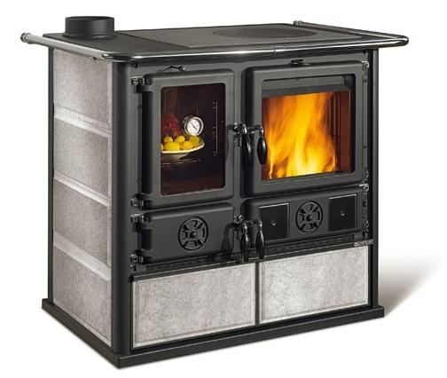 Holz-Küchenherd anschließbar - LA NORDICA Rosa SX Reverse.16 Petra 8,2 kW