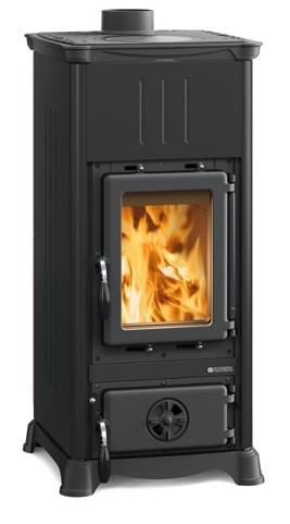 Holzofen anschließbar - LA NORDICA Emiliana.165 Steel 6.5 kW