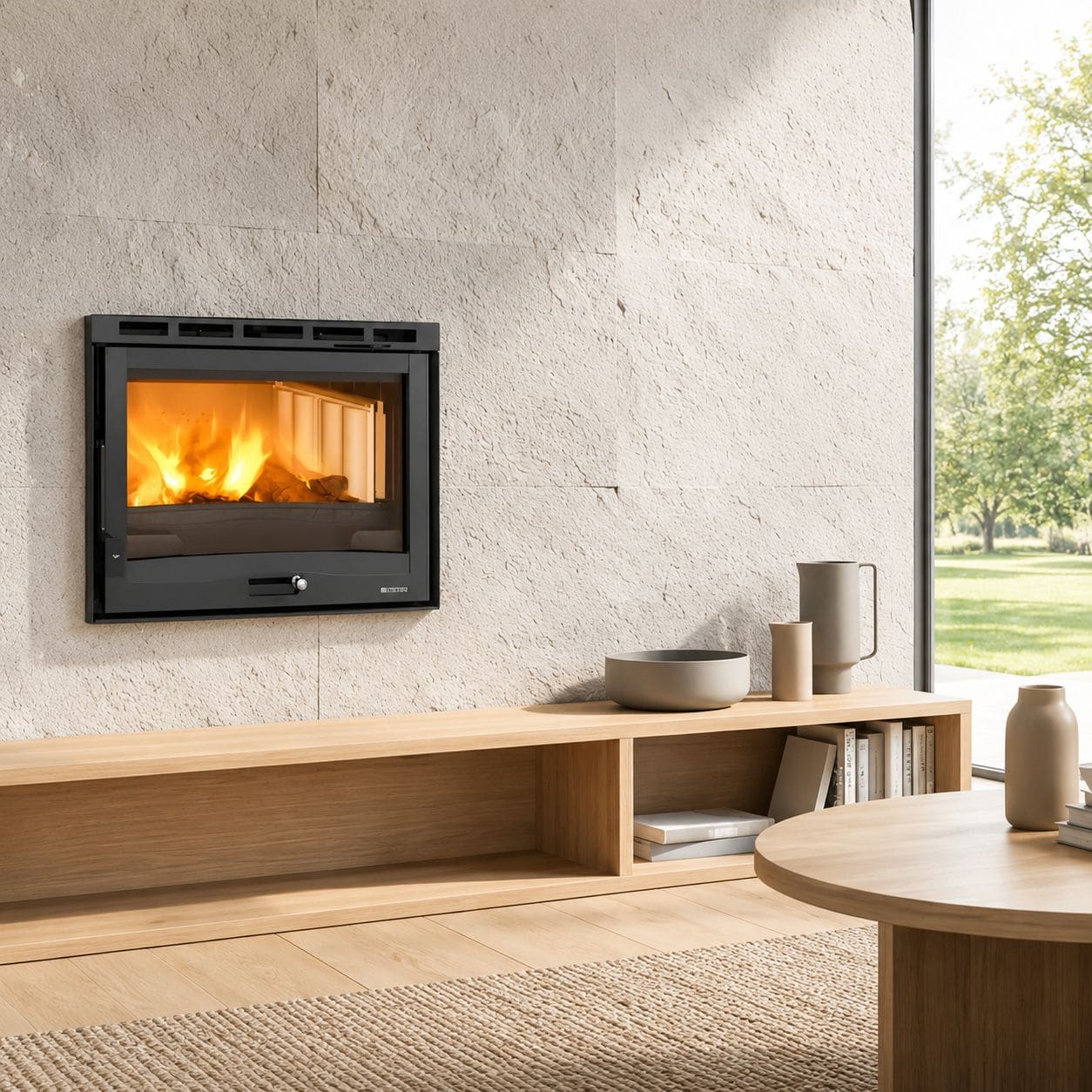 Belüfteter Holzeinsatz - LA NORDICA Inserto 70.165 7,8 kW