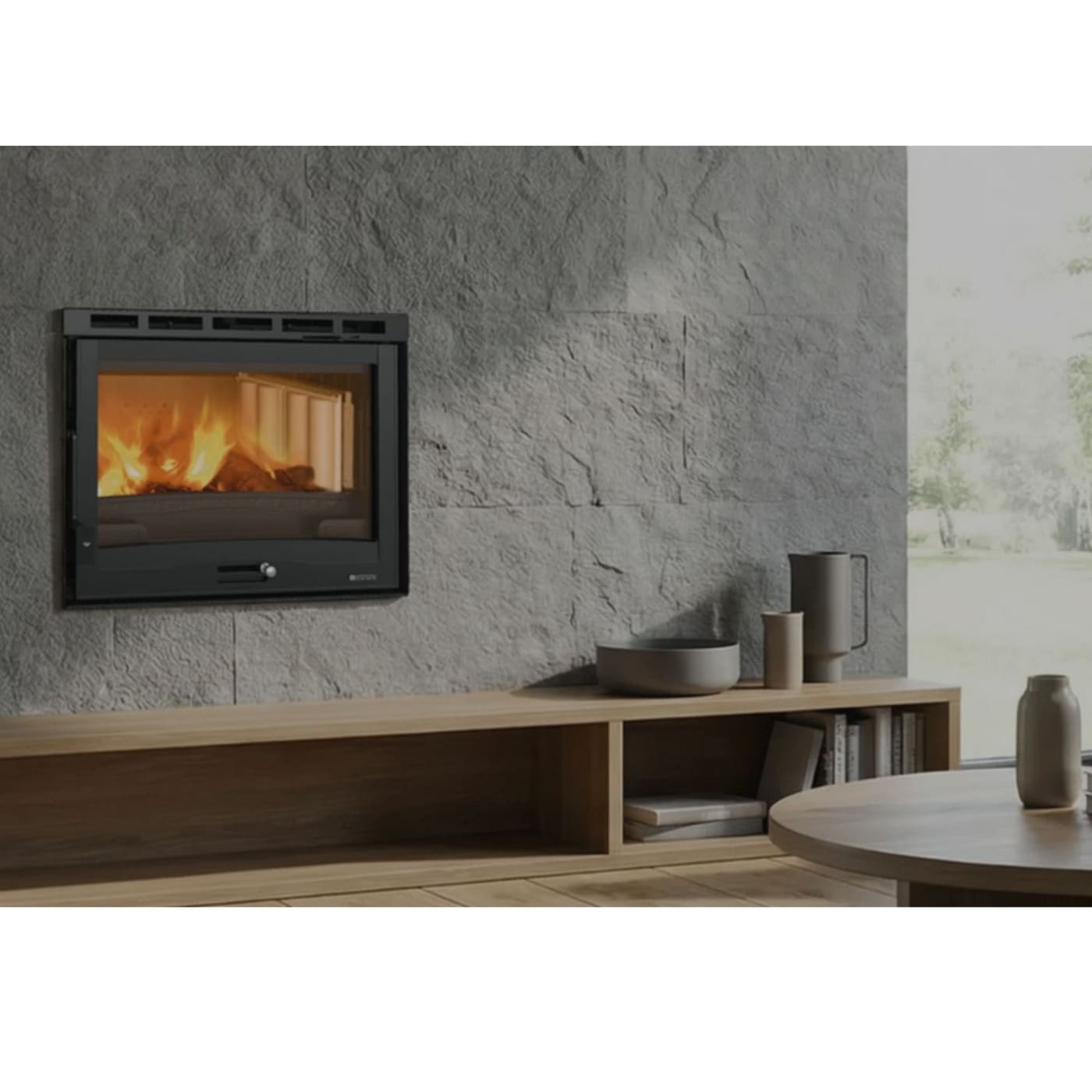 Belüfteter Holzeinsatz - LA NORDICA Inserto 70.165 7,8 kW