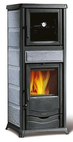 Holzofen anschließbar mit Backfach - LA NORDICA Rossella Plus Forno.165 Petra 9.4 kW