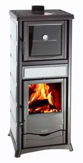 Holzofen anschließbar mit Backfach - LA NORDICA Rossella Plus Forno.165 Petra 9.4 kW