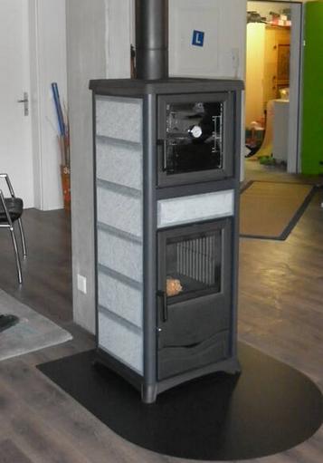 Holzofen anschließbar mit Backfach - LA NORDICA Rossella Plus Forno.165 Petra 9.4 kW