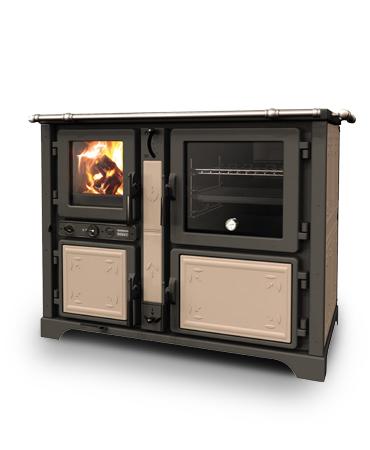 wasserführender Holz-Küchenherd - THERMOROSSI Bosky Country F30 Evo 5 11,1 kW