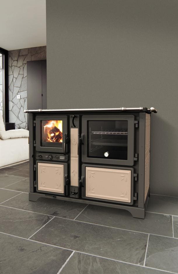 wasserführender Holz-Küchenherd - THERMOROSSI Bosky Country F30 Evo 5 11,1 kW