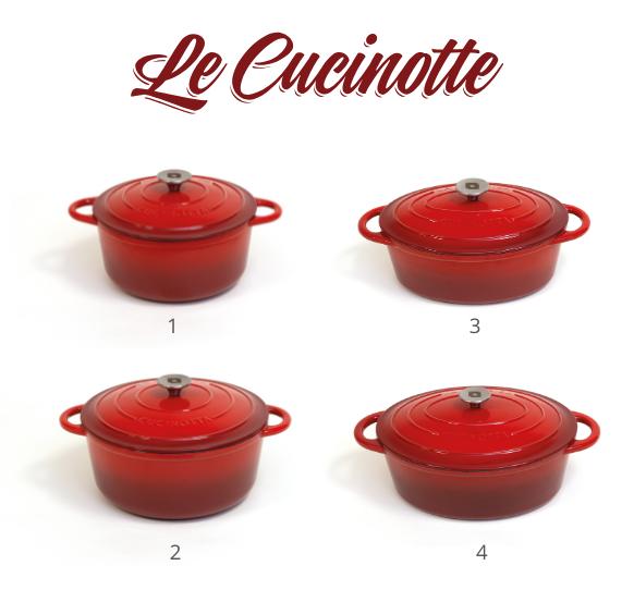 Cocotte aus Gusseisen Le Cucinotte - LA NORDICA